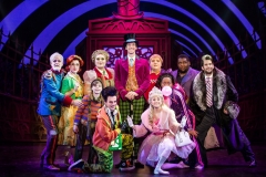Cody Garcia as Willy Wonka and company.
Roald Dahl’s Charlie and the Chocolate Factory. Photo Jeremy Daniel.