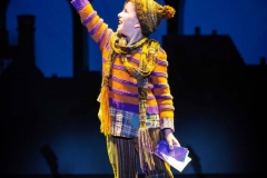 Ryan Umbarila as Charlie Bucket. Roald Dahl’s Charlie and the Chocolate Factory. Photo Jeremy Daniel.
