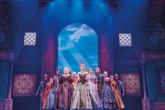 Caroline Innerbichler (Anna) and the Company of Frozen North American Tour - photo by Deen van Meer