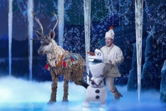 Collin Baja (Sven) and F. Michael Haynie (Olaf) in Frozen North American Tour - photo by Deen van Meer