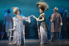 Leslie Alexander as Mrs. Higgins, Shereen Ahmed as Eliza Doolittle and Kevin Pariseau as Colonel Pickering in The Lincoln Center Theater Production of Lerner & Loewe’s MY FAIR LADY Photo: Joan Marcus
