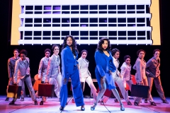 Dan’yelle Williamson (Diva Donna), Alex Hairston (Disco Donna) and the Company of SUMMER © Matthew Murphy for MurphyMade