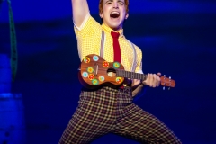 Lorenzo Pugliese as SpongeBob SquarePants in The SpongeBob Musical Photo by Jeremy Daniel
